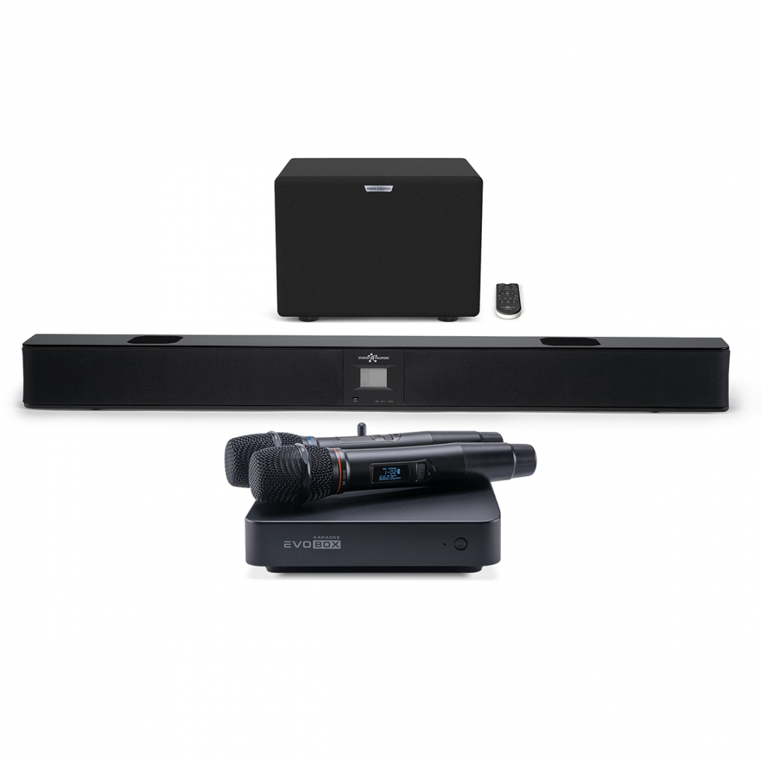 караоке-комплект EVOBOX Plus + EvoSound Bar (саундбар с караоке) в Аксае