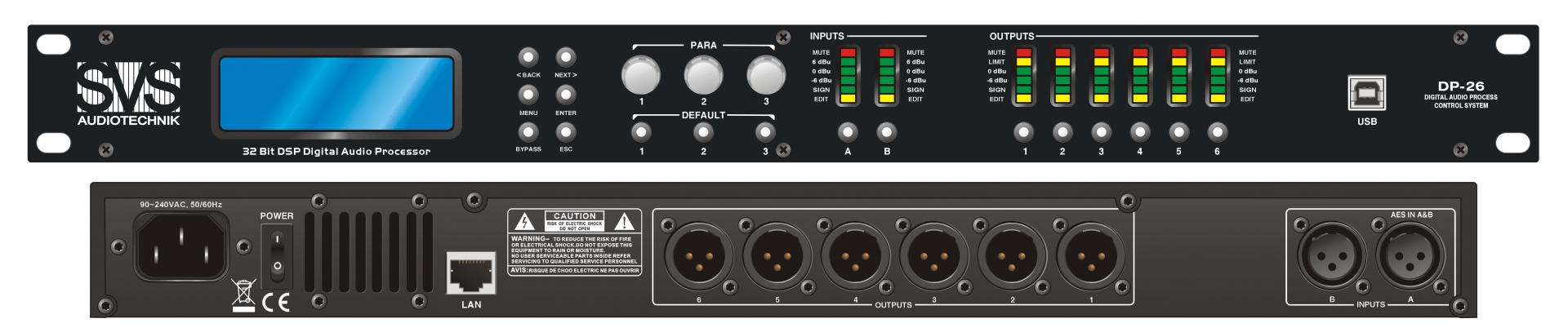 SVS Audiotechnik DP-26 Цифровой процессор: 2 входа 6 выходов в Аксае