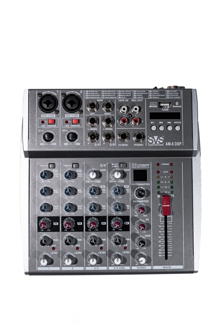 SVS Audiotechnik mixers AM-6 DSP Микшерный пульт аналоговый, 6-канальный SVS Audiotechnik mixers в Аксае