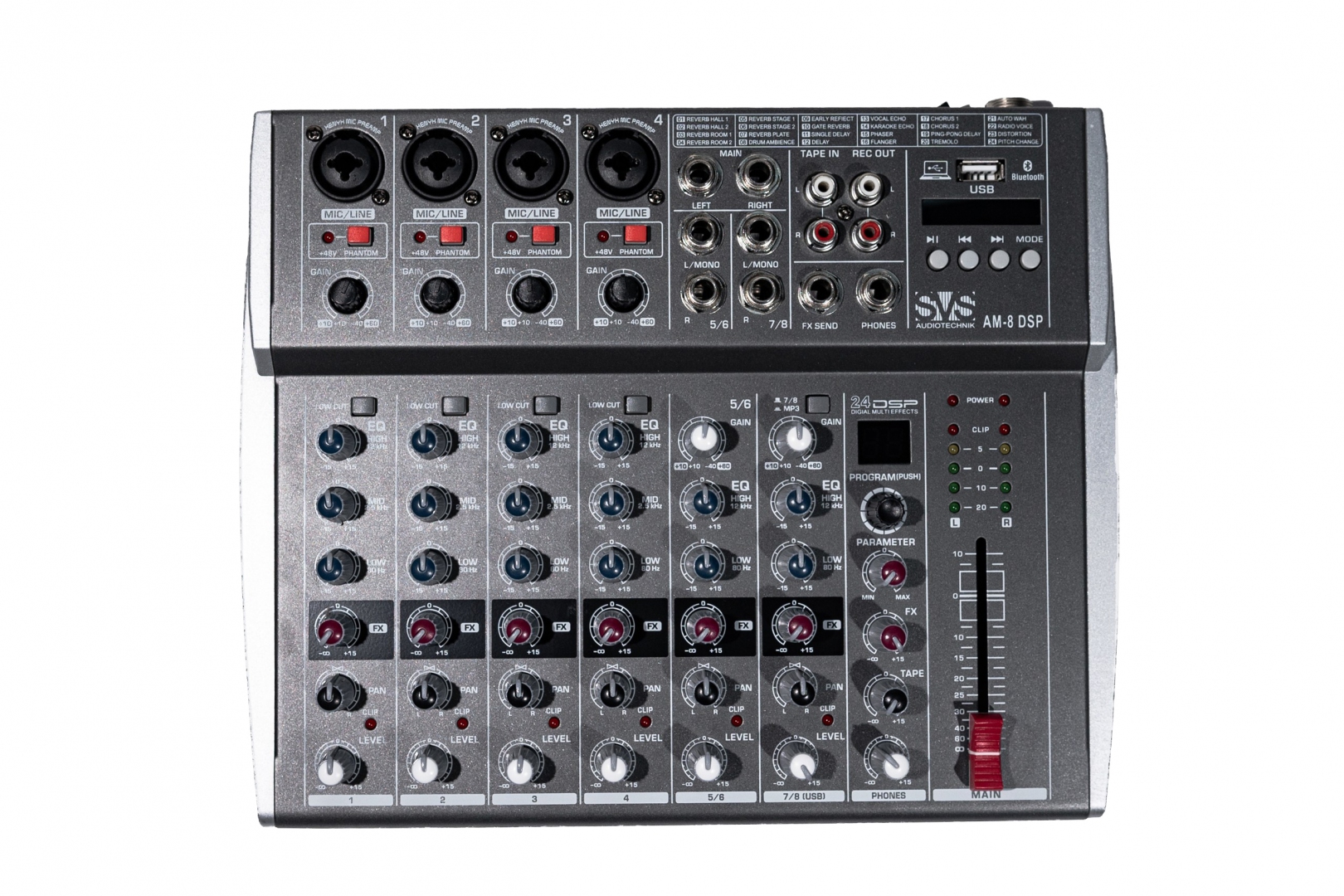 SVS Audiotechnik mixers AM-8 DSP Микшерный пульт аналоговый, 8-канальный в Аксае